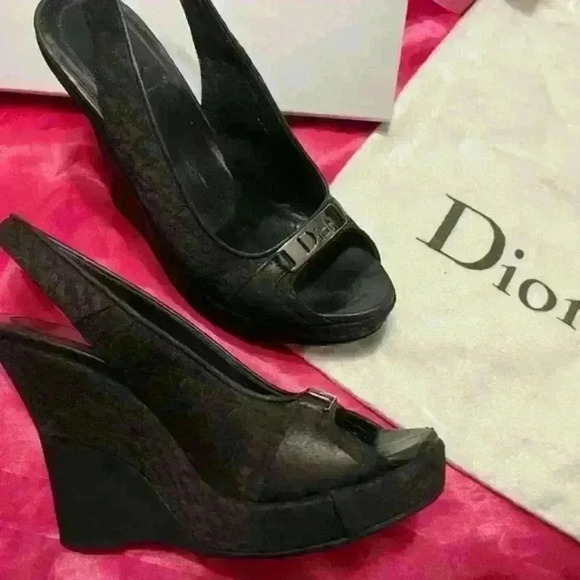Dior Wedges RARE - Picture 1 of 10